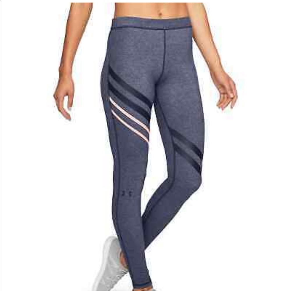 Women's Under Armour Favorite Engineered Striped Leggings